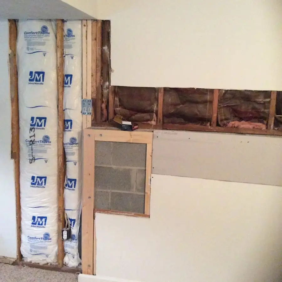 Wall insulation replacement during Structural Drying in Palmyra